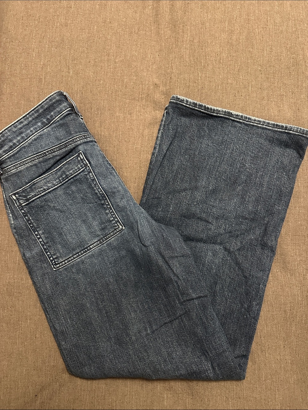 American Eagle Outfitters High-Rise Women's Jeans in Dark Blue Denim